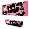 Amazon Hot Cat Alfombrilla de Ratón Grande Rosa Linda para Escritorio de Chica Alfombrilla Grande para Teclado de Computadora de Oficina