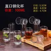 Copo de Vidro Temperado Inquebrável para Restaurantes 0,1kg Copo de Vidro Temperado para Bebidas Alcoólicas Copo de Chá Copo de Cerveja para Bar Ktv Copo para Destilados