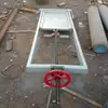 Puerta de Acero y Compuerta Integradas, Mecanismo de Apertura y Cierre de Compuerta para Proyecto de Conservación de Agua, Placa de Compuerta, Tratamiento de Aguas Residuales, Hierro Fundido, Cuadrado, Redondo, Sello Blando