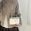Bolso tipo caja de gran capacidad de moda 2026 para mujer, bolso versátil de hombro cruzado con patrón de diamantes, bolso de mano con cadena para mujer