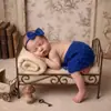 Ropa de punto de mohair hecha a mano de origen transfronterizo para fotografía infantil, falda pequeña, atuendo de estilismo, ropa para fotografía de bebé, falda corta, tocado