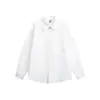 Yidao Roupas Vintage 2026 Outono Nova Camisa Casual Básica de Manga Longa com Gola Reversível para Homens e Mulheres, Caimento Solto, Caimento Fluido, Camisa de Cor Sólida