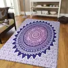 Temu SHEIN Felpudo Mandala Flor de Anacardo Felpudo Decorativo Felpudo con Impresión Digital JIT