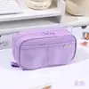 Estojo de lápis estilo japonês e coreano 2026, caixa de papelaria de alta estética para alunos do ensino fundamental, estojo de lápis de alta qualidade e grande capacidade para meninas