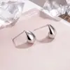 Pendientes Cruzados Europeos y Americanos Simples Personalizados de Acero Inoxidable 316 para Mujer Pendientes de Acero Inoxidable con Diseño de Alta Gama Chapados en Oro Acero de Titanio