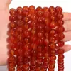 Suministro Directo de Fábrica de Ágata Roja sin Ensartar Multi-Tamaño Ágata Natural Redonda Hecho a Mano Accesorios Semi-Terminados para Joyería DIY