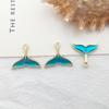Acessórios para Joias DIY Estilo Japonês e Coreano Pingente de Gotejamento de Óleo Verão Oceano Praia Estrela do Mar Concha Sereia Água-viva Golfinho