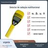 Detector de radiação detecta rapidamente a intensidade de , , e raios-X