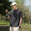 Camiseta de Manga Corta para Hombre 2026 Verano Nuevo Estilo Top de Cuello Redondo para Hombres y Adolescentes Casual Top de Algodón Puro