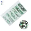 Venda Quente Transfronteiriça Cor para Nail Art Diamante para Nail Art Broca de Vidro com Fundo Plano Strass para Nail Art Acessórios de Joias DIY