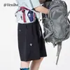 Shorts de Secagem Rápida com Grid de Bolhas Roxas para Homem, Calças Esportivas Casuais de Verão para Caminhada ao Ar Livre e Praia, de Comprimento Médio