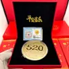 Envelope vermelho nota de ouro 999 50mg, aniversário, Dia dos Namorados, Festival Qixi, presente de Dia das Mães, Ação de Graças Dia das Mães