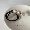 Sencillo y Elegante Fabricante de Moños de Perlas de Hada con Flor de Concha para Peinado de Moño Esponjoso para Mujeres, Herramienta Perezosa para Peinar el Cabello