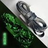 Al por mayor Compatible con Aj1Af1Blazer Patrón Paisley Salpicado de Tinta Luminoso Cordones Luminosos Par