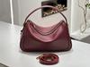 Bolso de mano de cuero esmerilado para mujer, bolso cruzado de alta gama para mujer, nuevo bolso cruzado retro europeo y americano Otoño e Invierno 2024, venta al por mayor