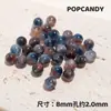 Universo Doce Brilho Dourado Resina Contas Ambilight Manchas DIY Acessórios para Pulseira Colar Feito à Mão com Contas