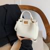 Bolso de Hombro Cruzado Vintage Elegante con Cierre Bolso Sobaco de Noche Color Sólido Patrón Lichi Bolso de Hombro Cruzado 2025 Nuevo Estilo Bolso Personalizado para Mujer