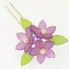 Accesorios Hanfu Directo de Fábrica Pasador Antiguo Pasador Clásico de Boda Pasador Multicolor Hecho a Mano Tocados de Novia con Perlas