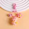 Cartoon Cute Piggy Keychain Pingente Estudante Mochila Decorativa Chaveiro Criativo Bolsa Pendurada Presentes