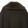 Otoño e Invierno 2025 Nueva Moda Femenina Europea y Americana Transfronteriza Chaqueta Abrigo con Escote Efecto Piel Sintética W03 7000