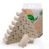 Papel higiénico al por mayor para mujer rollo de papel tejido de pulpa de bambú 4 capas 30 rollos papel doméstico papel higiénico engrosado absorbente