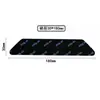 Amazon Alfombra Negra Antideslizante Pegatinas Trapezoidales de Ángulo Recto en L Cuadradas Pegatinas Fijas para Alfombra de Piso Pegatinas para Alfombra de PU