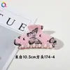 Pinza para el Cabello Qiyue Más Vendida con Mariposa Impresa en UV, Exquisita y de Alta Gama Horquilla de Plumeria, Pinza para el Cabello para la Parte Posterior de la Cabeza, Pinza Tiburón para Moño de Cabello al por Mayor