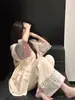[Pronta Entrega] Novo Pijama Estampado Retro Estilo Chinoiserie de Manga Longa para Mulheres Primavera & Outono 2025 Nova Roupa de Casa Que Pode Ser Usada Fora