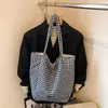 Nova Bolsa Transversal Xadrez Estilo Coreano Ins de Alto Valor, Fresca e Doce, Leve para Passeio de Primavera, Viagem, Bolsa de Ombro de Grande Capacidade