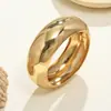Pulsera Abierta de Estilo Minimalista Transfronterizo Europeo y Americano para Mujer, Pulsera Ancha Exagerada Retro Elegante de Moda con Personalidad