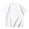 Camiseta 100% Algodão Puro para Mulheres, Novo Estilo Primavera, Camisa Casual Clássica de Gola Redonda e Manga Curta para Casais, Versão Masculina Disponível em Estoque, Logo Personalizável