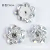 Nova Flor de Sapato de Vidro Cristal Colorida Feita à Mão Pronta para Usar Jinjiang Flores de Miçangas Coloridas de Alto Padrão Fivela de Sapato DIY Brincos