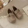 Zapatos Retro Birkenstock para Niñas 2026 Otoño Nuevo Estilo Antideslizantes Suela Suave Versátiles Mocasines Casuales para Bebés Mocasines sin Cordones