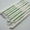 Estilo nuevo fábrica en stock papel kraft degradable material duradero 12mm popote de papel popote para té de burbujas venta al por mayor