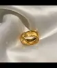 Anel Matelassê Processado em CNC para Mulheres, Simples, Moderno, Luxo Acessível, Pequena Fragrância, Anel de Aço Titânio de Alta Qualidade, Anel para Casal Masculino