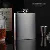 Petaca rusa pequeña de acero inoxidable 304 de aproximadamente media libra 0.5 kg, engrosada, portátil, para exteriores, para licor, botella mini