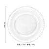 Plato de Vidrio Estilo Europeo Phnom Penh Plato de Vidrio Perlado Plato para Comida Occidental Plato Phnom Penh Plato para Ensalada Plato para Banquete de Bodas