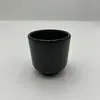 Taza de Melamina Negra Resistente a Roturas Imitación Porcelana para Restaurante Hotel Taza para Agua Hot Pot Taza de Té Taza de Vino Taza de Bebida Directa Simple