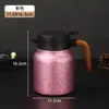 Tetera Inteligente de Acero Inoxidable 316 con Pantalla de Temperatura, Tetera de Gran Capacidad con Separación de Té y Agua, Tetera Aislada para Infusión de Té, Hervidor de Agua
