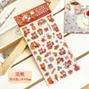 Pegatinas de Animales de Dibujos Animados Material de Decoración para Manualidades DIY de Niños Pegatinas para Tarjetas Goo de Estudiantes Pegatinas Lindas de Capibara