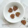 Retro Doméstico Dorado Pintado Checo Vidrio Perlas Redondo Pájaro Hecho a Mano Corazón Material Pulsera Cadena de Teléfono Móvil Joyería Accesorios