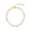 Collar Barroco de Perlas de Agua Dulce de Arroz Pequeñas para Mujer Elegante Cadena para Clavícula de Celebridad Cibernética Moderna Moda Alienígena Pulsera de Perlas Pequeñas