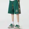 Shorts Bordados de Nuevo Estilo Chino para Hombre de Verano, Shorts Finos Juveniles con Oso, Versátiles Shorts Casuales Deportivos de Playa