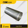 Tubo Tela de Filtro de Água em Arame em Forma de Cunha Aço Inoxidável Enrolado em Arame Soldado Tela de Tira de Aço Inoxidável 316L Elemento de Filtro de Tela Cartucho de Filtro Resistente a Altas Temperaturas