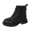Botas Martin para Niños 2026 Otoño/Invierno Nuevo Estilo Moda Infantil Botas de Piel Estilo Británico Botines para Niñas Botitas Amarillas AliExpress