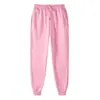 Calça Comprida Casual Masculina Amazon Wish de Comércio Exterior Transfronteiriço, Forrada com Fleece, Espessada, Calça de Moletom Lisa, Calça Esportiva, Forrada com Fleece para Aquecimento