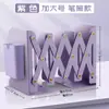 Estantería retráctil para libros, escritorio, almacenamiento de libros, acabado de datos, estantería de metal grueso de hierro para oficina.