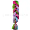Peruca de Trança Grande Color Block Transfronteiriça Crochet Africano Dreadlocks Trança Jumbo Fibra Sintética Tranças Color Block Tecidas à Mão