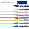 Zhongbai total SP151 largura de linha oleosa 1.0mm caneta de tinta vidro borracha madeira pneu caneta marcadora de tinta