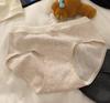 Calcinhas Femininas de Algodão Puro Jacquard Macio Outono e Inverno 10A Antibacterianas com Entrepernas Estendida Cintura Média Cobertura do Quadril Não Grudam nas Pernas Amigáveis à Pele